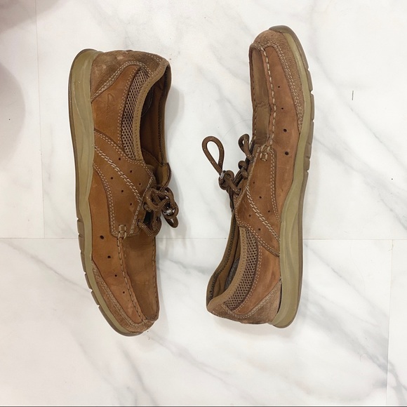 Clark’s Tan Armada English Tan Oxford Shoes 8.5 - Picture 4 of 8